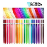 Extension De Cabello En Mechas De Colores Clip X4 Unidades