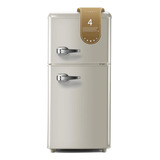 Refrigerador Retro Compacto Con Congelador De 113 Litros