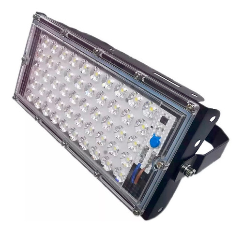 Reflector Led 50w Luminario Potente Iluminación Ultra Delgad