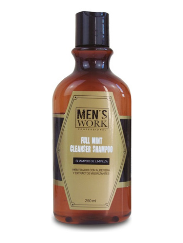 Shampoo Full Mint Men´s Work 250ml Para Hombre