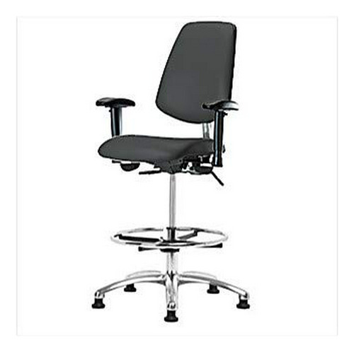 Silla Thomas 1163v55 Para Sala Limpia, Altura De Banco Alto,