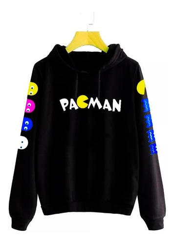Buso Buzo Hoodie Pacman Game Fantasmas