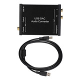 Convertidor De Audio Digital A Analógico Dac Gv-023 Usb Audi