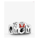 Charm Pandora Mom Minnie Mouse Con Cajita Regalo Original