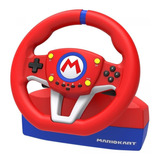 Volante Mario Kart Con Pedales (nintendo Switch Y Mando), Color Rojo