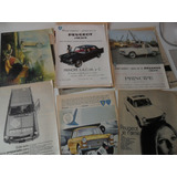 Lote 21 Publicidades Revista Peugeot 404 Antiguo No Folleto