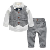 Conjunto De Traje Para Niño, Pantalones Elegantes Y Blazer,