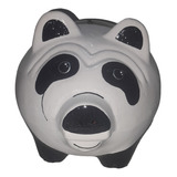 Cerdito Alcancía Personalizado Oso Panda Grande