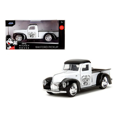 Jada 1:32 1941 Ford Mickey Mouse Pickup Disney Color Negro/ Blanco
