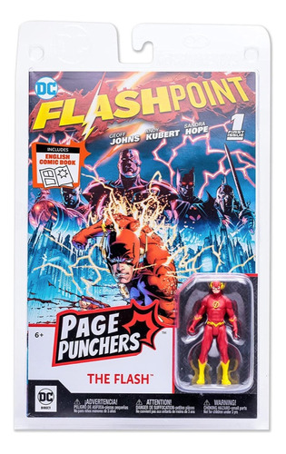 Mcfarlane Toys  Figura Con Cómic - No Foil Flash Flashpoint