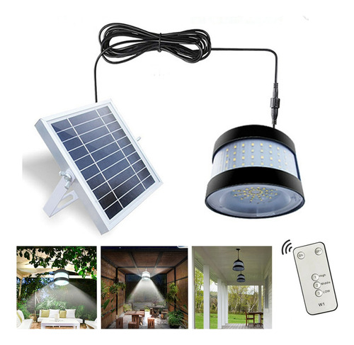  Lámpara Solar De Pared Exteriores Sensor Luz 160 Led