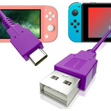 Fuentes De Alimentación O Cargador Usb C Para Nintendo Lila