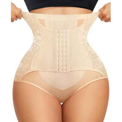 Calzoncillos Ursexyly Large, Beige, Cintura Alta, Control De