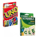 Uno + Scrabble Dash Juego De Mesa Original Ruibal Mattel