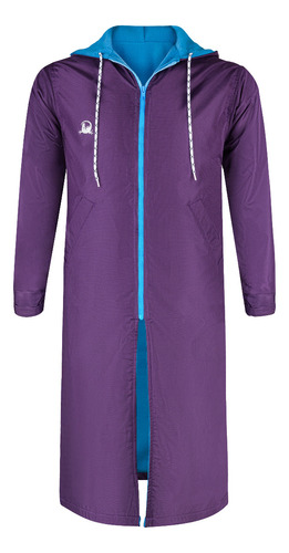 Chamarra Parka Natacion Basic Purple Os Adulto