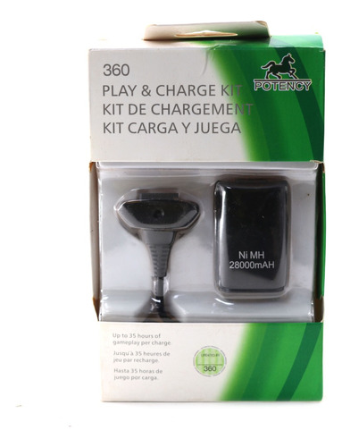 Kit Fonte E Carregador P/ Controle Xbox 360 Cabo Usb