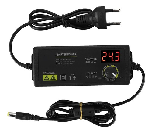 Fuente De Alimentación Con Tensión Regulable 72w 3a 9-24v