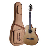 Violao Crafter Snt 17ce Pro Nylon Com Bag Natural Brilhante