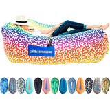 Sofa Inflable Para Playa Plegable Portatil Poliester Colorid