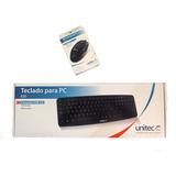 Combo Teclado Mouse Unitec Usb Para Pc Ktt