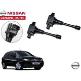 Kit 2 Bobinas De Encendido Nissan Almera 1.8 2003 Original