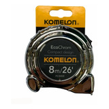 Flexómetro Cromado 8mx26  Komelon - Original