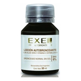 Loción Autobronceante 6% Sin Color Bronceado Exel 50ml X2