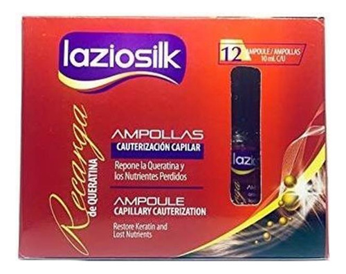 Ampollas De Cauterización Capilar Laziosilk Recarga, Res