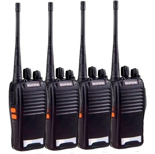 4 Rádios Comunicador Walktalk Baofeng Bf 777s Amador 12km