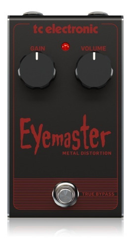 Tc Electronic Eyemaster Metal Dist Pedal Analogo Guitarra