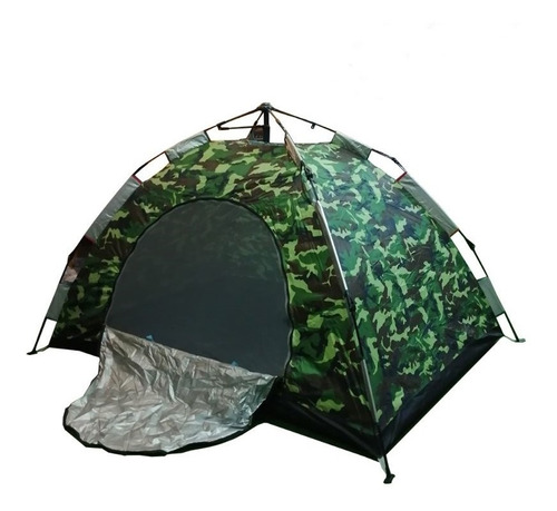 Carpa Tienda Camuflada Trekking Camping 3 Persona Automatica