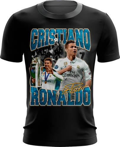 Camiseta Camisa Cristiano Ronaldo Cr7 Real Madrid Juvenil 9
