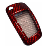 Carcasa Llave Funda Fibra Carbono Audi A3 S3 Q3 A1 A4 Q5 Red