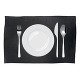 Set 4 Individuales De Mesa Ecocuero Cuerina  Mantel 