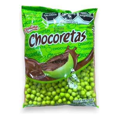 Chocoretas Ricolino Sabor Menta Chocolate Confitado 500g | MercadoLibre