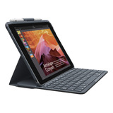 Folio Con Teclado Bluetooth Integrado Para iPad 5 Y 6 Gen