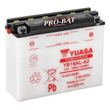 Bateria Para Moto Yuasa Yb16al-a2 Virago 750
