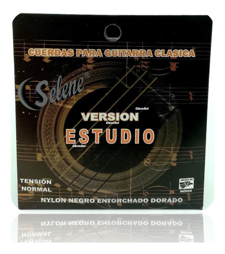 Cuerdas Para Guitarra Acustica Nylon Selene Sin Borla 109 S1