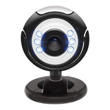 Webcam Camera Digital 360º Microfone Usb Pc Notebook 