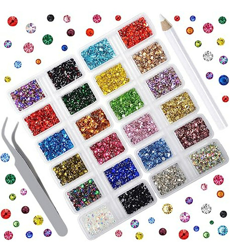 Rhinestones Crystal Glass Flat Back Ss10 (6400pcs)