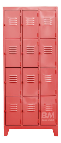 Lockers Metalicos 12 Puertas 1,85x78x52!!! Cierre Candado!!!