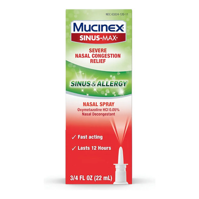 Mucinex Sinus Max Nasal Congestion Spray 22ml Importado | Envío gratis