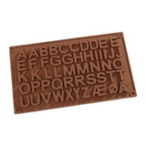 Moldes De Silicona Para Letras Abc De Chocolate Fondant 