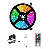 Tira Led Rgb 5050 300 Leds 5m + Control 44 Botones