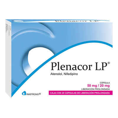 Plenacor Lp Cápsula Liberación Prolongada 50 Mg\u002F20 Mg, 20 Cápsulas | Envío gratis