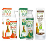 Eco Hair Anticaída Kit Shampoo X 200 + Acond + Loción X 125