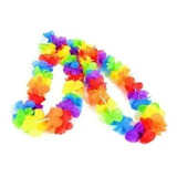 48 Collares Estilo Hawaiano, Para Fiesta Neon