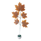 Kit Com 6 Folhas De Outono Canadense Maple Decorativos 