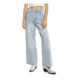 Jeans Wide Leg Brillos C&a De Mujer