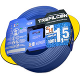Cable Azul Unipolar 1.5mm Trefilcon Certificado 100mt